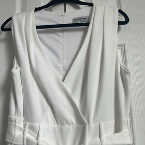 White Jumpsuit for wedding or Bridal shower